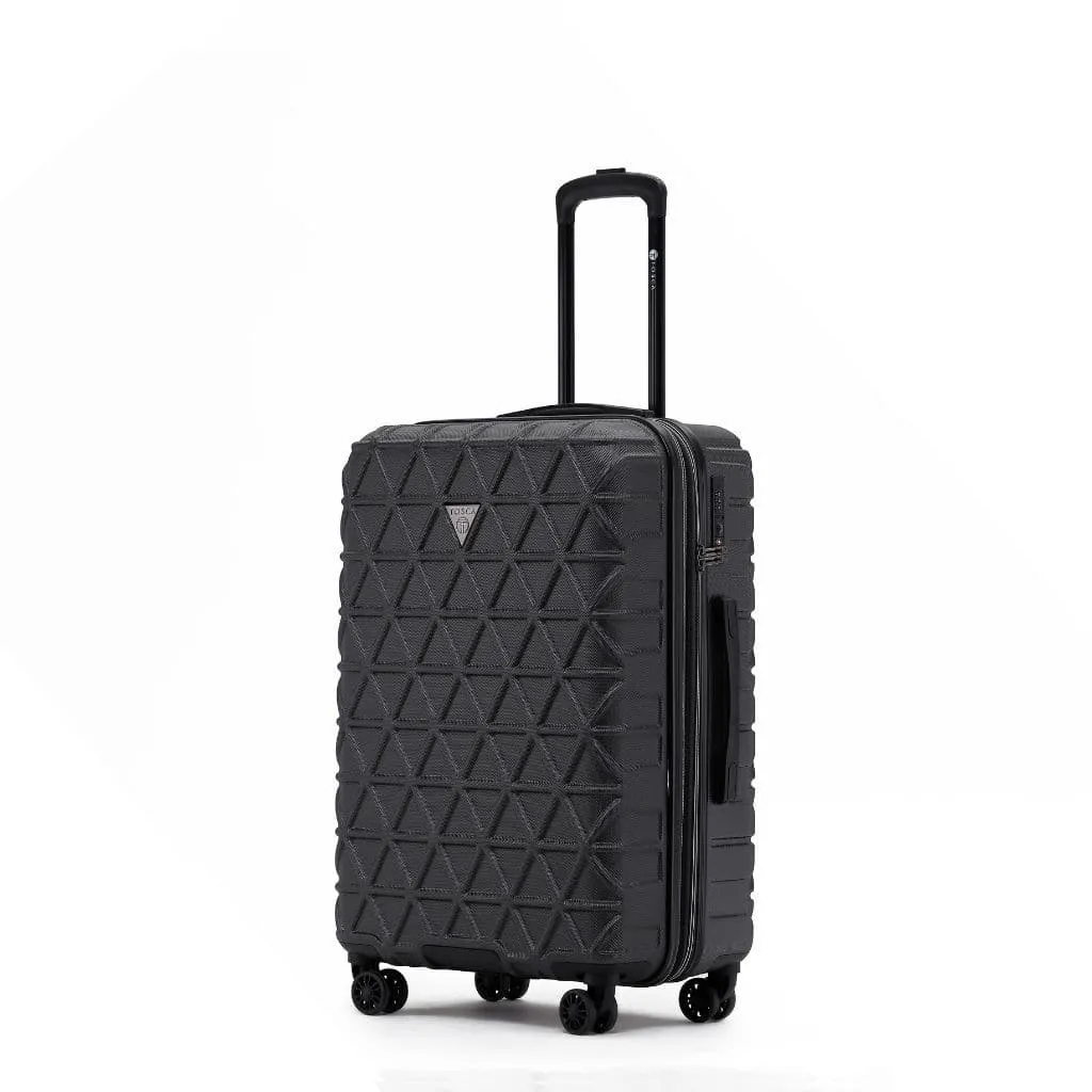 Tosca Triton Medium 64cm Hardsided Spinner Expander Luggage Charcoal