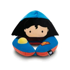 TravelMall Kid’s Justice League 3D Foldable Hood With Patented Pump Pillow - Superman