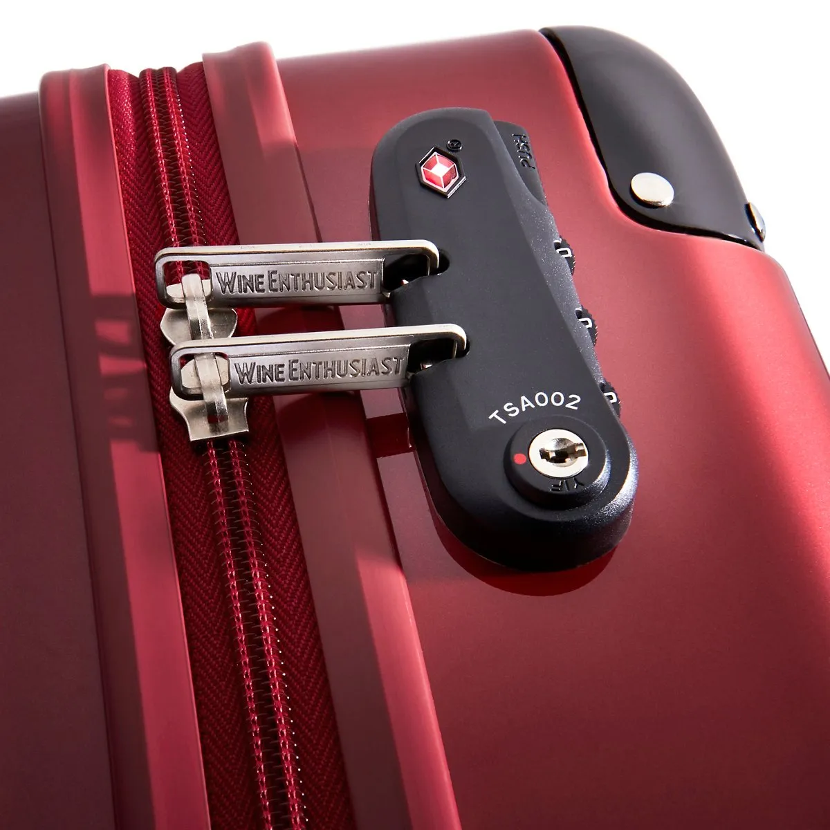 TSA-Approved 6-Bottle Wine Suitcase