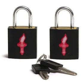 TSA Padlock - Double Pack - Neon Black